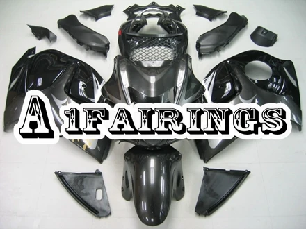 Sportbike серого и черного цветов, панели для Suzuki 2008 2009 2010 2011 для детей возрастом 12, 13, 14, 15, 16 GSXR1300 Hayabusa ABS впрыск 2008- капоты