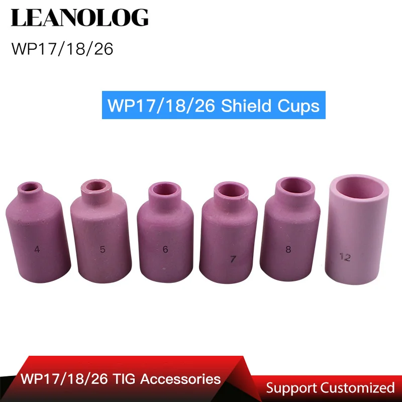 

TIG Welding Machine Welder Accessories/Consumables WP26 17 18 Series Torch/Gun Porcelain Shield Cups Ceramic Nozzles