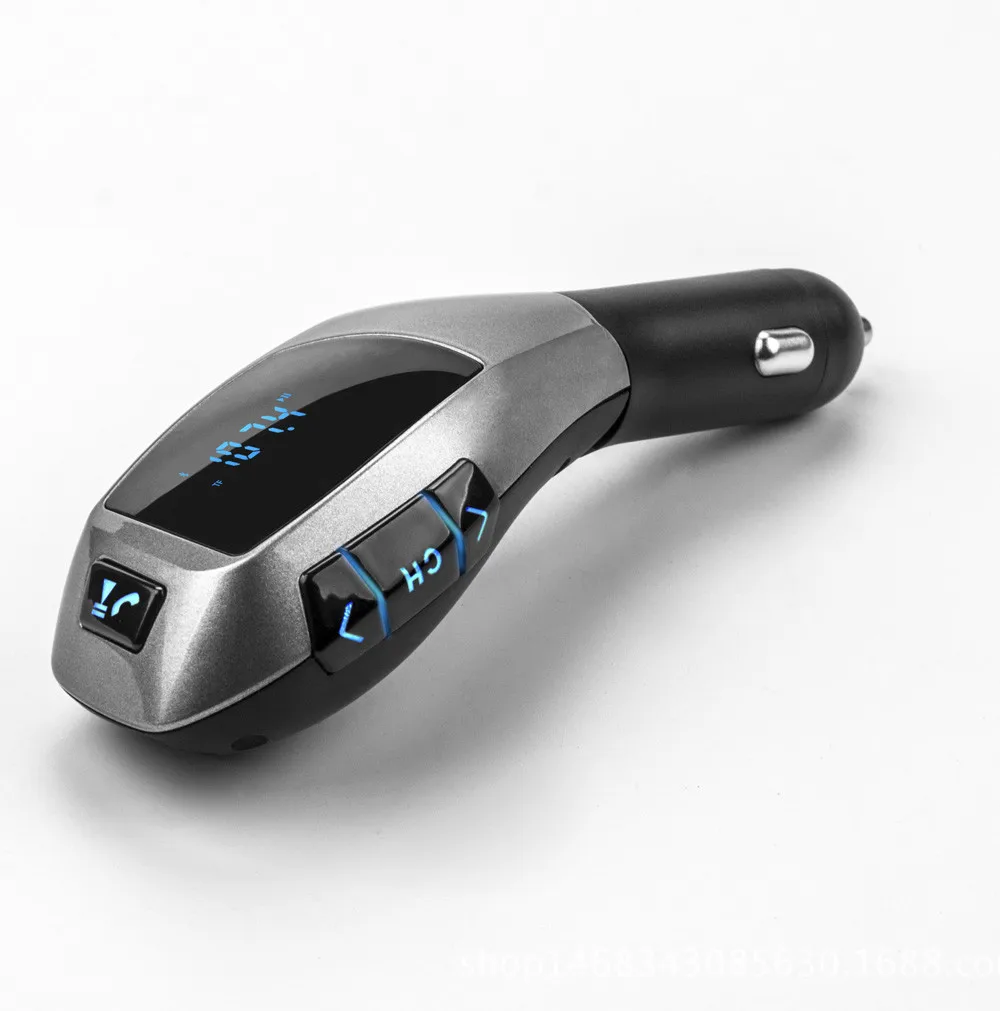 Автомобильный комплект громкой связи Беспроводной bluetooth usb, sd/mmc fm-передатчик модулятор ЖК-дисплей MP3-плееры Зарядное устройство автомобиля mp3 громкой связи смартфон - Название цвета: fm transmitter