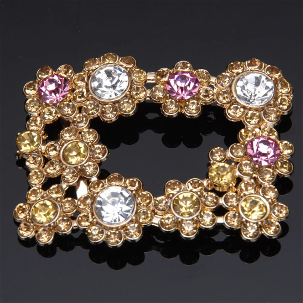 1PCS Rhinestone Shoes Buckle for Women Fashion Elegant Shoe Clips For Shoe Decorations Girl Bridal Shoes Buckle