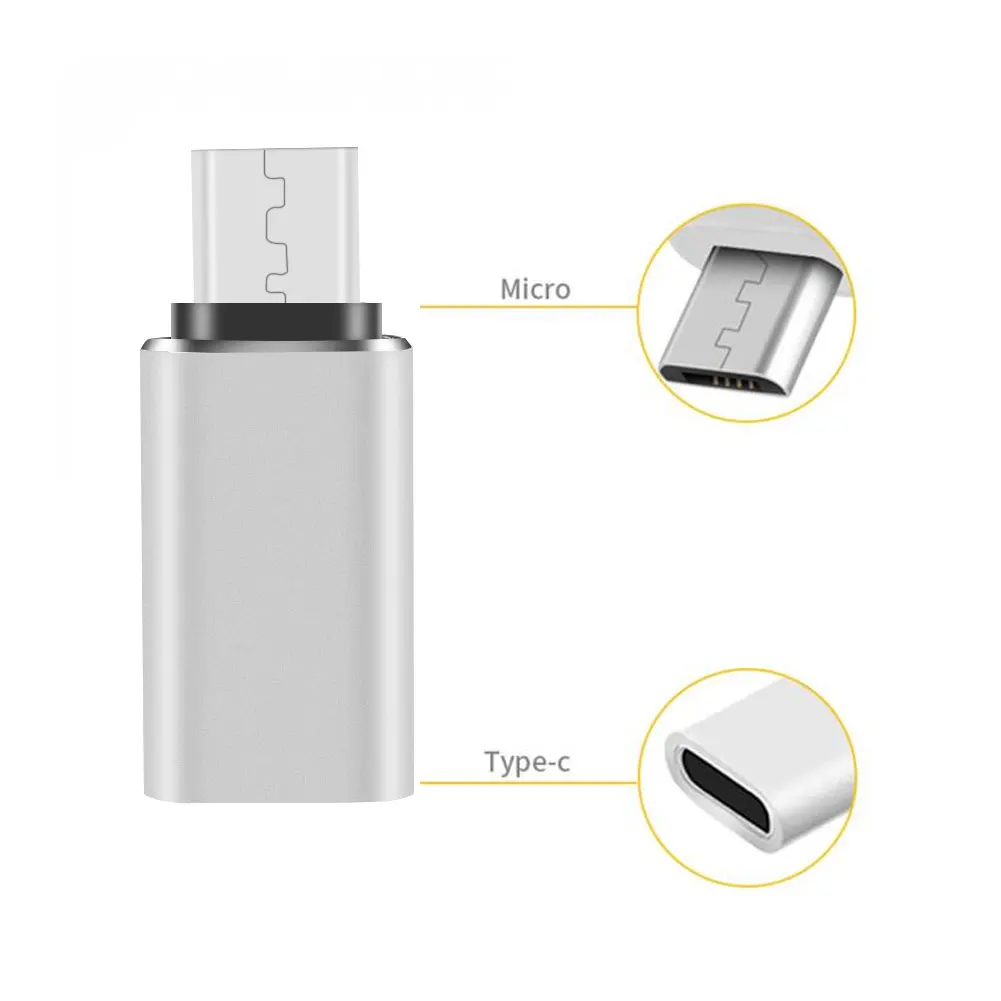 Умный мобильный телефон трансформационный соединитель конвертер тип-c к Micro USB алюминиевый сплав удобный адаптер передачи