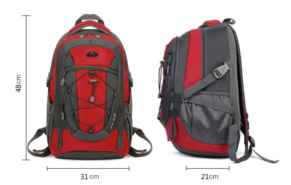Спорт на открытом воздухе альпинистские сумки двойная сумка на плечо женский рюкзак Водонепроницаемый походный Кемпинг альпинистский