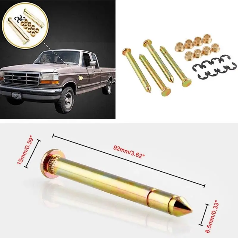 Repalcement для Ford F150 F250 F350 Bronco дверные шарнирные штифты Pin комплект втулок