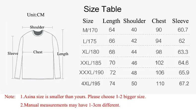 Size Table