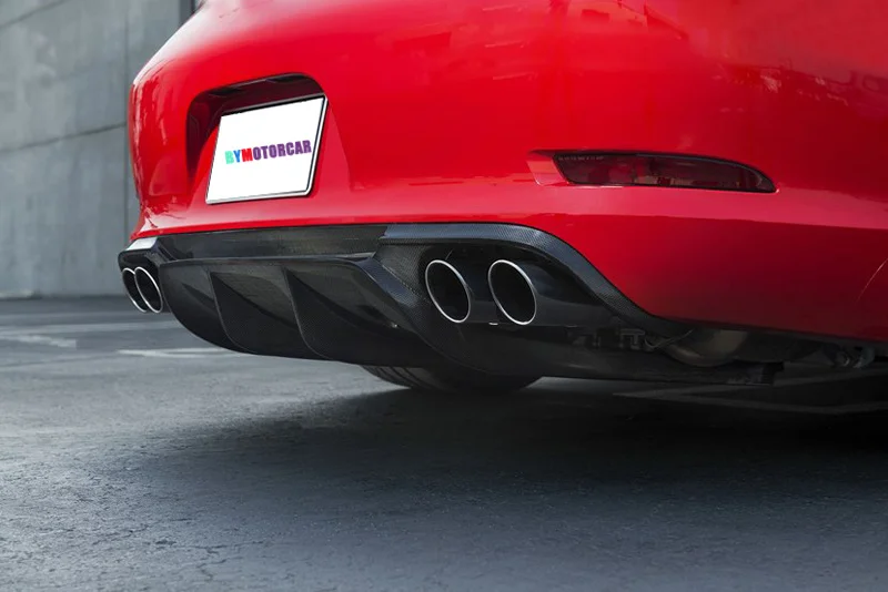 VO-R Стиль углеродного волокна заднего бампера Диффузор подходит для Porsche 911Carrera