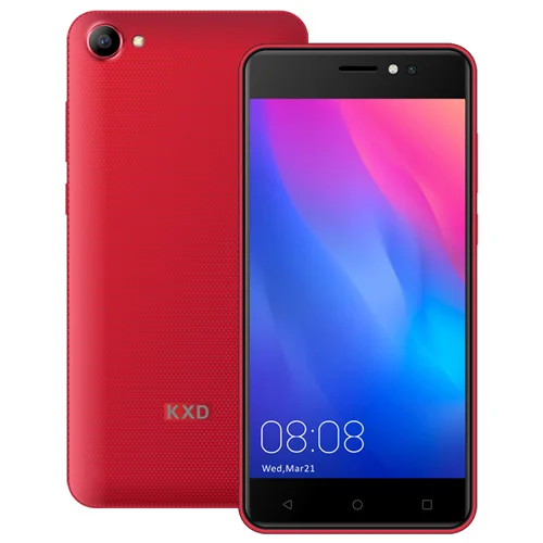 KXD W50 KENXINDA W50 1 GB 8 GB 3g смартфон 5 ''дюйма MTK6580 1. 3g Гц Dual SIM 5.0MP Камера Bluetooth 3g WCDMA мобильного телефона - Цвет: Красный
