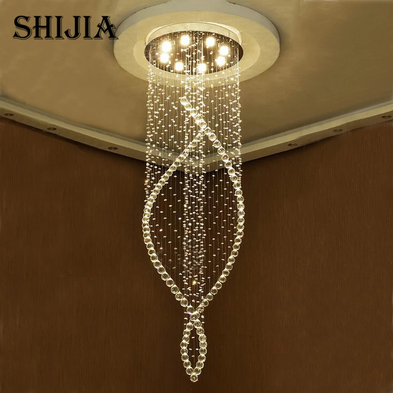 

Modern Crystal Chandelier Light Fixture Crystal Pendant Ceiling Lamp Luster Prompt Shipping 100% Guanrantee
