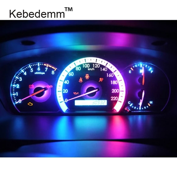 Kebedemm Горячее предложение 10 шт. красочные B8.5D 509T B8.5 5050 Led 1 SMD T5 лампа Автомобильный датчик скорости тире лампа приборной панели прибор светильник 12 В