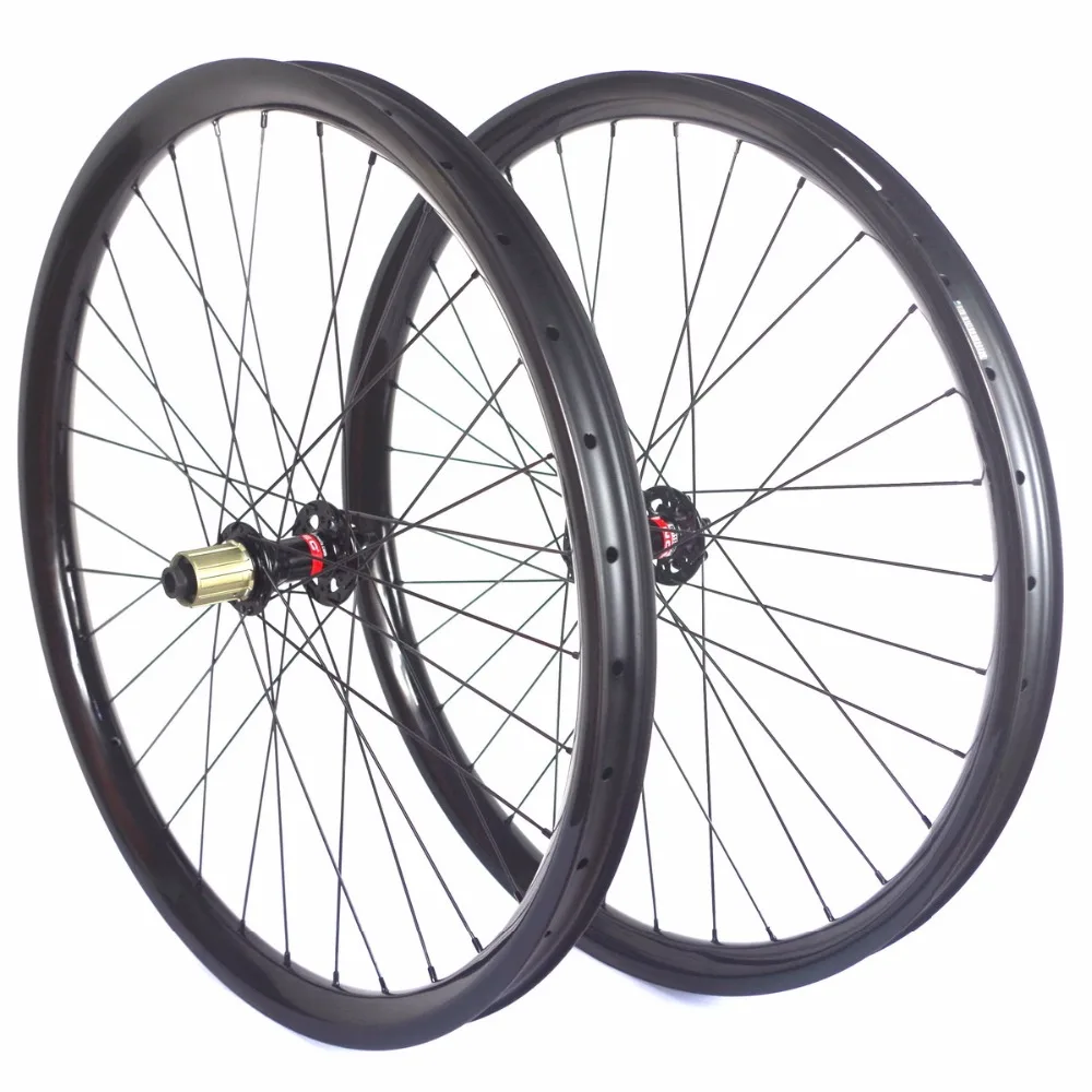 

26er DH mtb carbon wheels 40mm width 32mm depth 27.5er 650B down hill carbon mtb wheelset novatec dh hub front 110mm rear 150mm