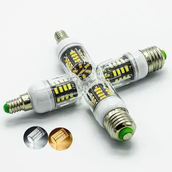 

5736 SMD More Bright 5730 5733 LED Corn lamp Bulb light 5W 7W 9W 12W 15W 20W E27 E14 220V No Flicker Constant Current