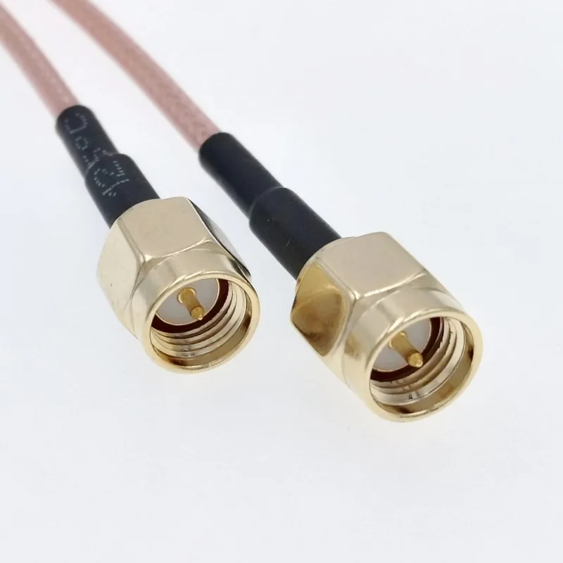 10pcs SMA Male To SMA Male RF Pigtail Coaxial Jumper Cable RG316 1M/3FT