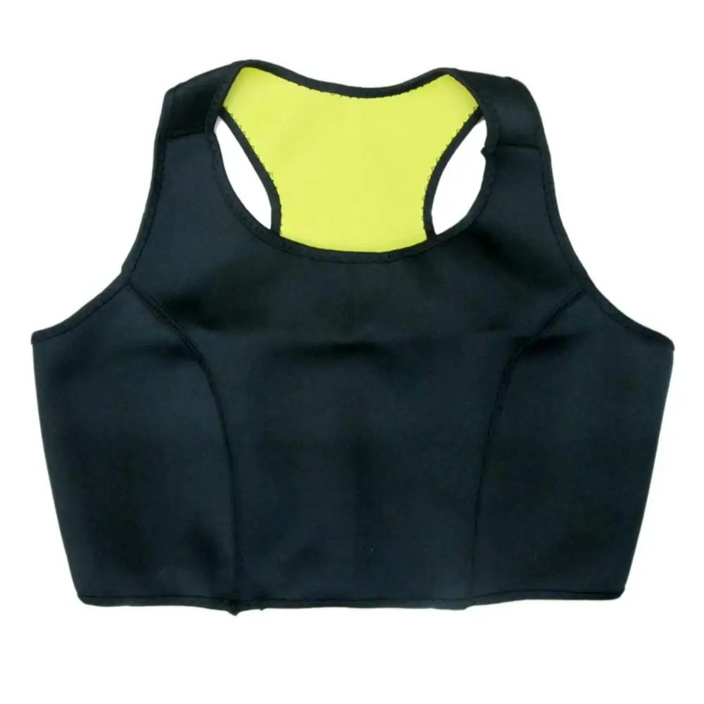 HEXIN для женщин Сауна неопрена тела формирователь фитнес тон брюки и жилет предназначен для похудения тренировки талии триммер(брюки+ бюстгальтер - Цвет: Sauna vest