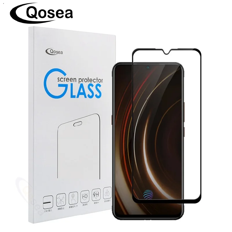 Qosea для Vivo iqoo Экран защитная пленка 9 H прозрачный взрывоустойчивое фронтальное