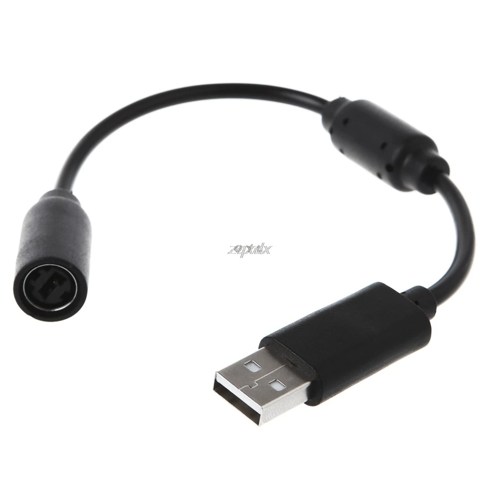 

USB Breakaway Cable Adapter Cord Replacement For Xbox 360 Wired Game Controller Drop ship