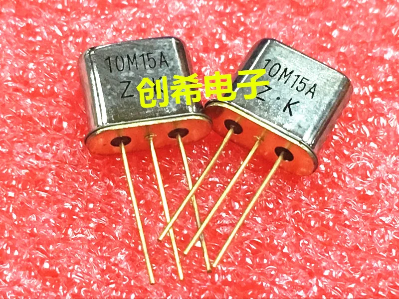 

20PCS 50PCS 10.7MHZ in-line crystal filter 10M15A 3dB +-7.5KHZ crystal oscillator HC-49T 10.7M