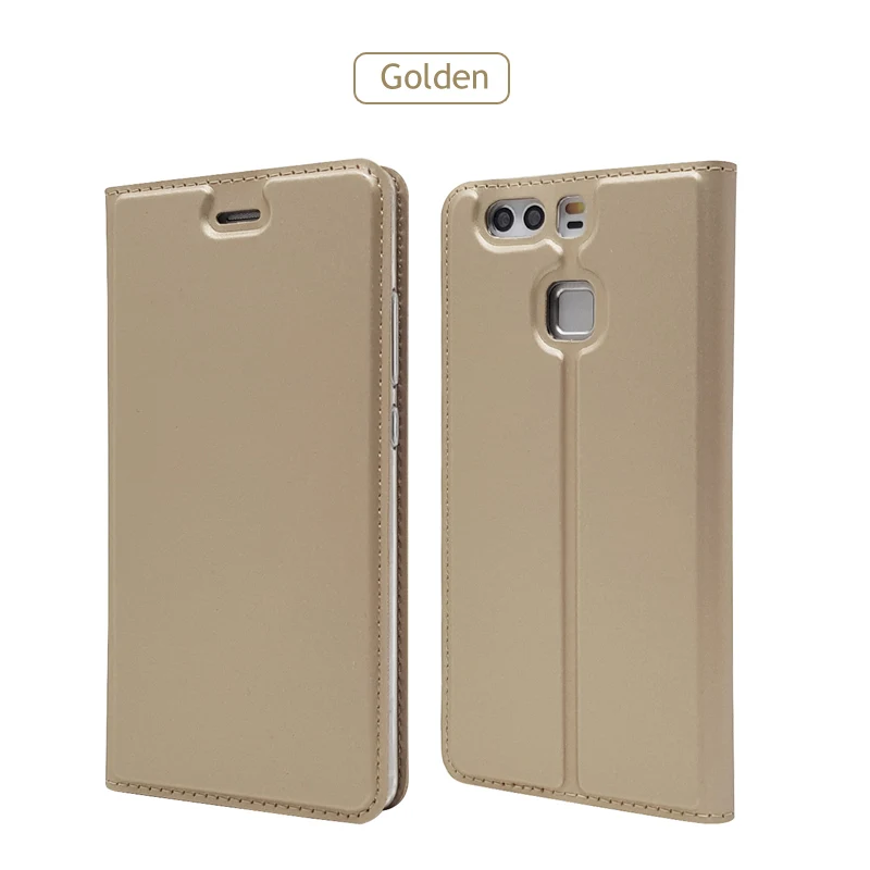 P9 чехол ZROTEVE кожаный бумажник Coque для huawei P9 Lite чехол P 9 Lite флип-подставка кожаный чехол для huawei P9 чехол s - Цвет: Gold