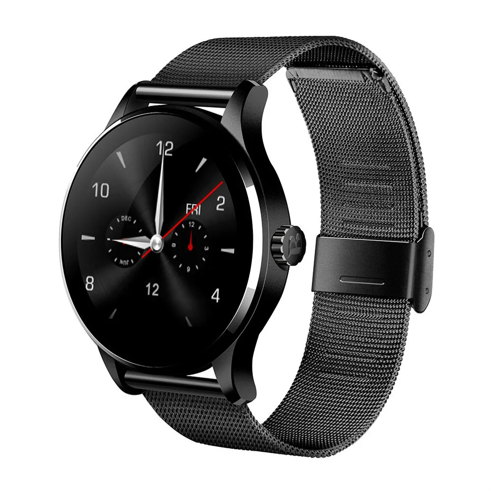 

HIXANNY K88H Bluetooth Smart Watch Classic Health Metal Smartwatch Heart Rate Monitor For Android IOS Phone Remote Camera Clock