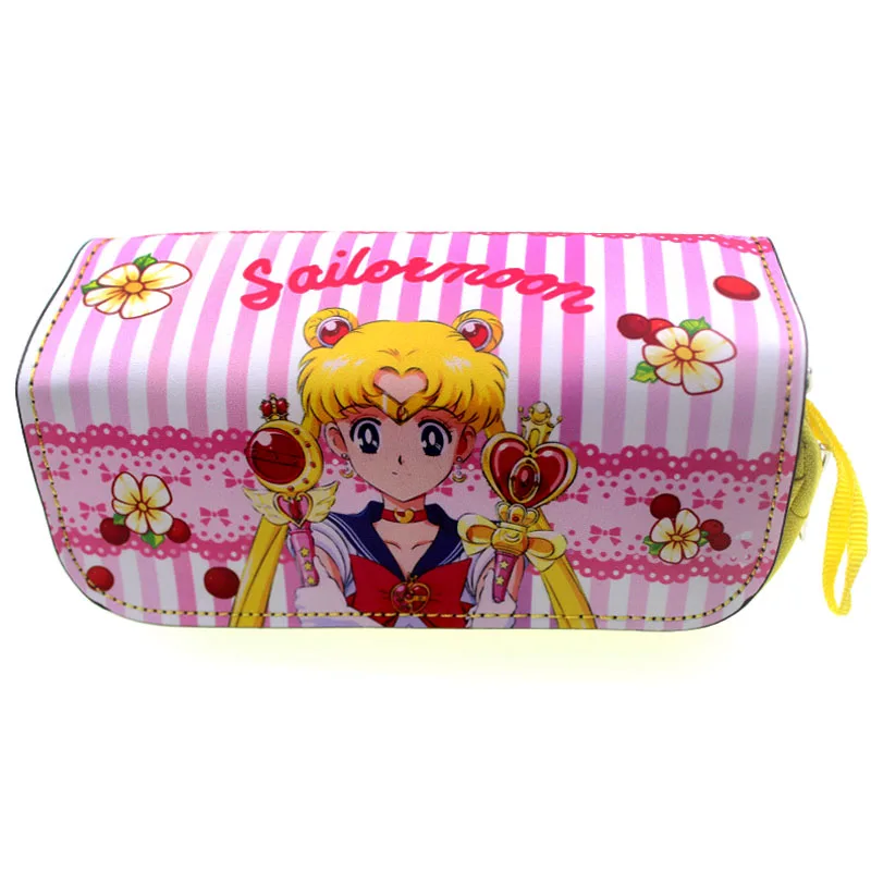 

new arrival 2018 Sailor Moon/card captor sakura school pencil case My Neighbor Totoro/fairy tail makeup bag anime pencil bag