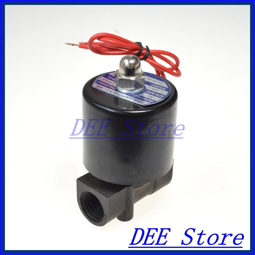 

AC220V N/C DN10 ABS Engineering anti-corrosion plastic Electric Water air oil valve electromagnetic valve