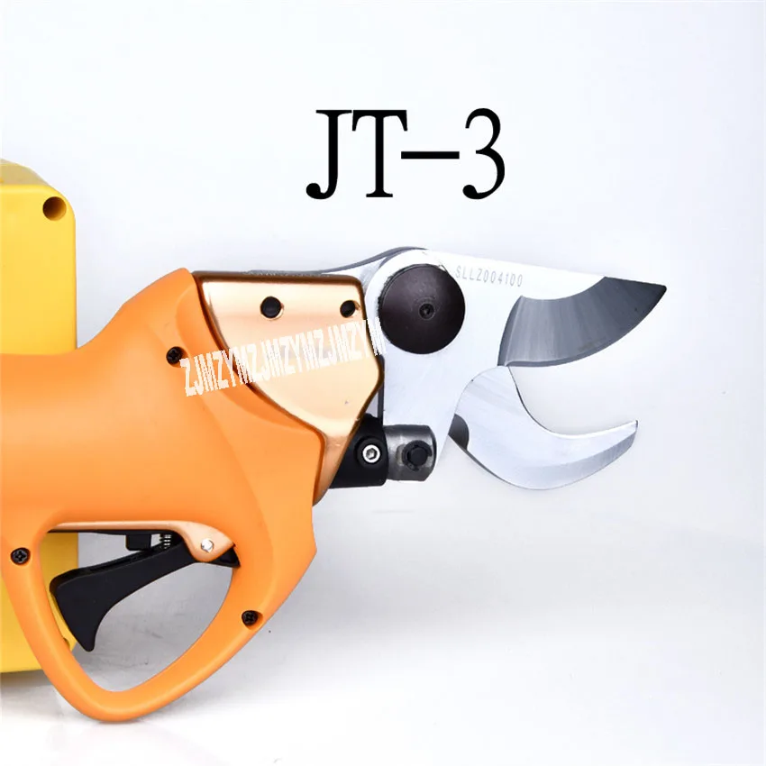 Новый JT-3 Электрический фруктовых деревьев Обрезка ножницы 40 В Перезаряжаемые энергосберегающие сад отрасли ножницы высокие ветви сдвига 3