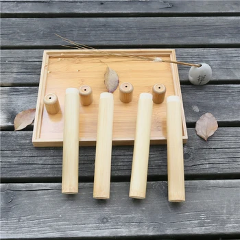 

Toothbrush Bamboo Tube Adult Kids Natural bamboo case eco friendly For Toothbrush Case Hand made Bathroom Storage Accessories