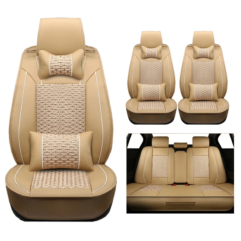 Чехлы на автомобильные сиденья для chrysler 300c fiat 500 аксессуары peugeot 407 volvo v40 toyota camry 40