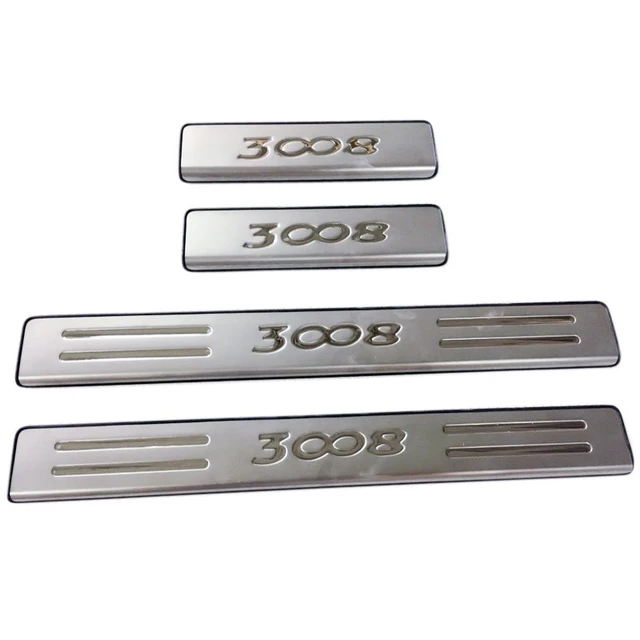 For Peugeot 208 508 2008 3008 door frame protection door sills stainless  steel