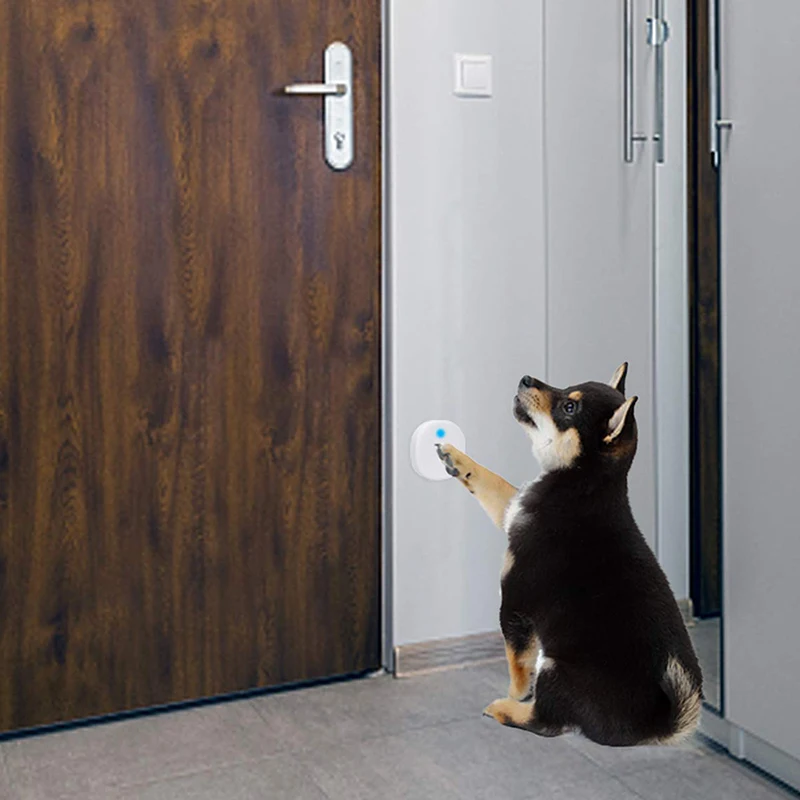 Daytech Wilreless Doorbell Dog Potty Door Bell Led Light Press