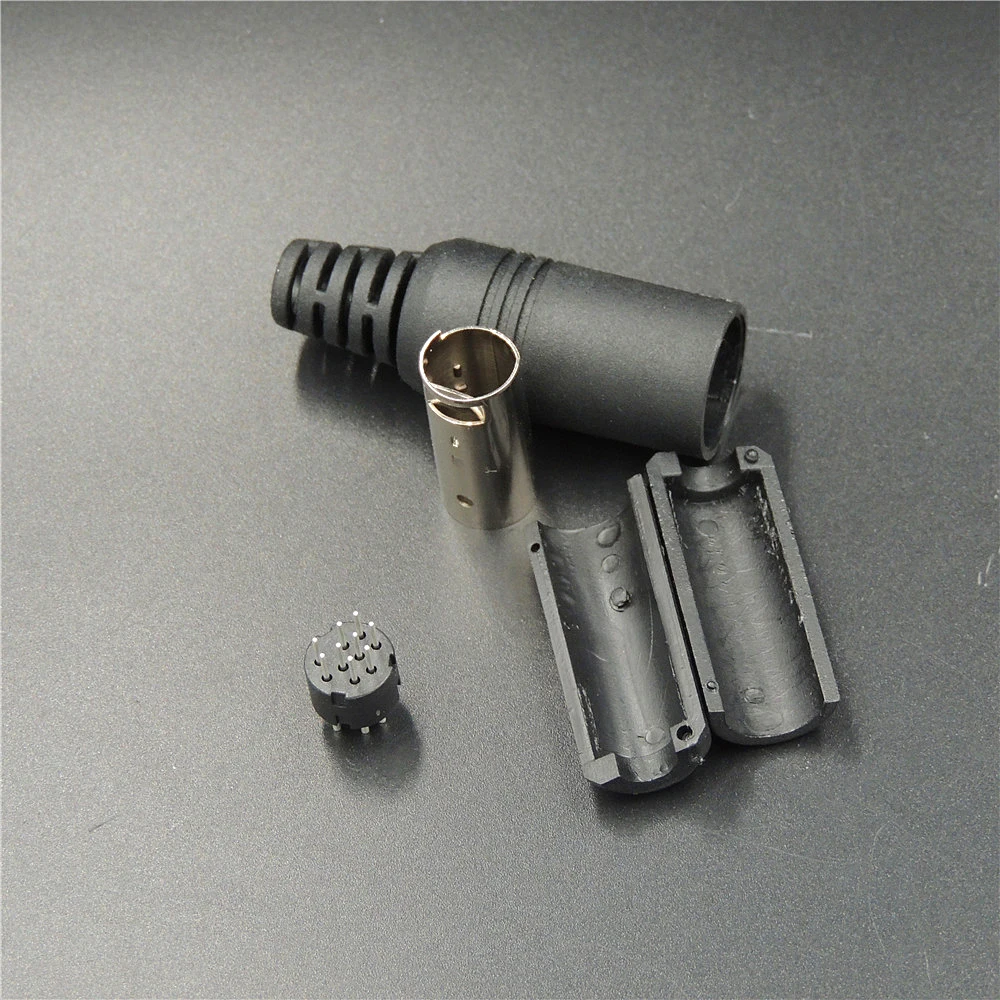 1 шт. 9 контактный паяльный разъем Mini Din|connector lcd|din connector standardsdin 7 16 |