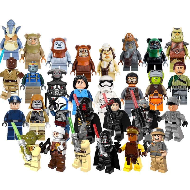 Watto Chief Chirpa Ewok Gamorrean Guard Clone Trooper Yoda Rebel Soldiers Naboo Guard Legoinglys Star Wars