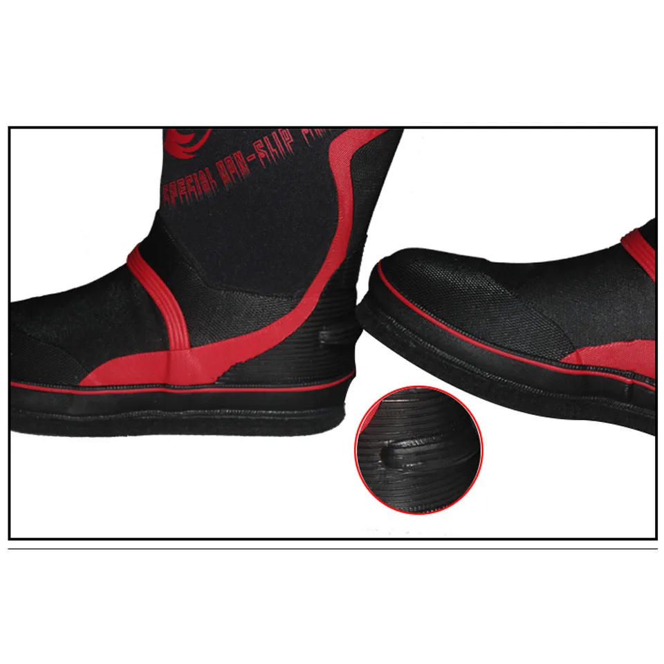 Fly Fishing Shoes Aqua Rock Fishing Wading Waterproof Elastic Rubber Shoes Felt Sole High Boots No-slip Hiking and Hunting