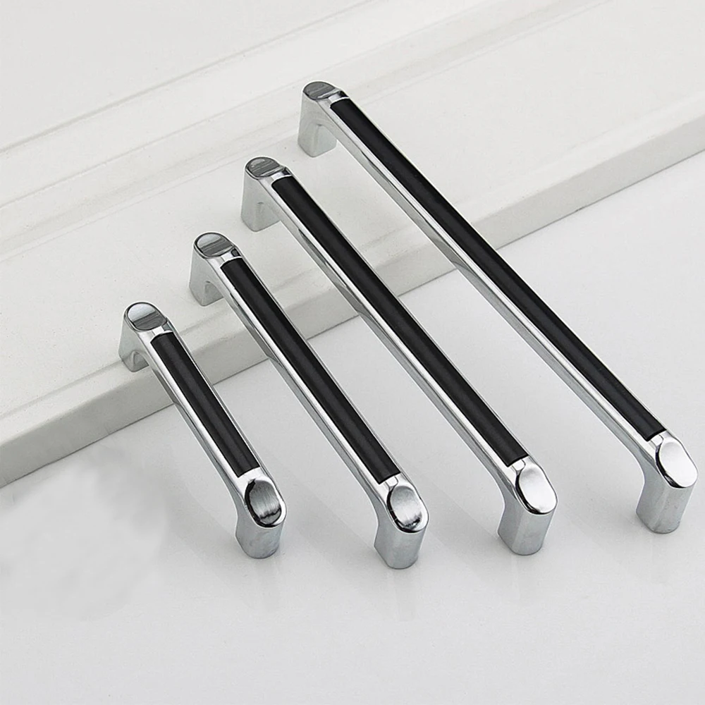 LWZH Metal Door Bar Pull Handle Set for Cabinet Furniture Closet Drawer Kitchen Matte Black/Sliver (Screws Include) LWZH Metal Door Bar Pull Handle Set for Cabinet Furniture Closet Drawer Kitchen Matte Black/Sliver (Screws Include)
