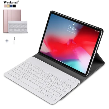 

Capa Funda For iPad Pro 11 Detachable Wireless Bluetooth Keyboard Leather Case Cover For iPad Pro 11'' Back Stand Holder+Pencil