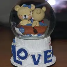 RONG-719+ вращающийся плавающий Снежный, хрустальный шар музыкальная шкатулка коробка bestie подарок Креативный Выпускной студена подарок на день рождения