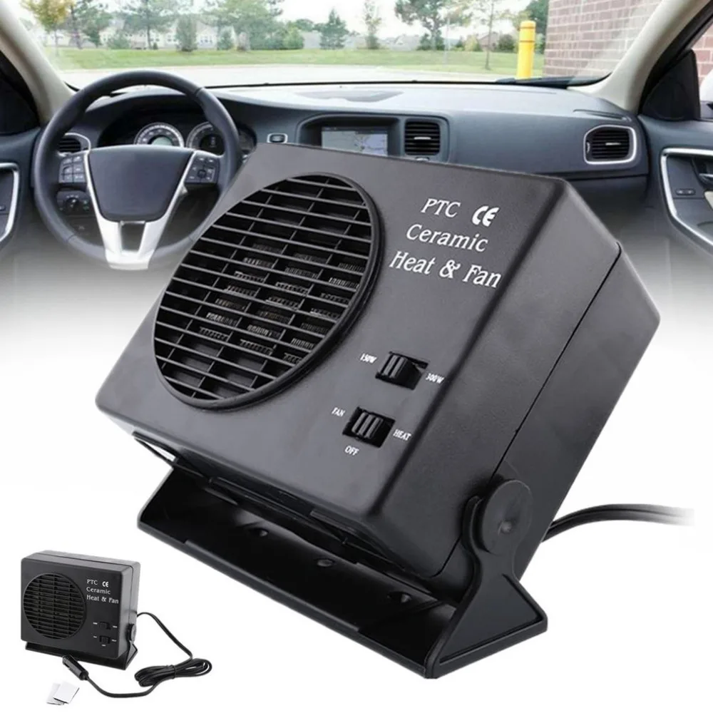 Molie Chauffage Voiture 12V R/échauffeur Voiture Portable Ventilateur D/égivreurs Pare-brise