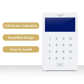 868MHz Password Keyboard Wireless Touch Keypad with 5pcs RFID Reading Tag Arm/Disarm Focus Network Alarm FC-7640, ST-VGT, HA-VGW
868MHz Password Keyboard Wireless Touch Keypad with 5pcs RFID Reading Tag Arm/Disarm Focus Network Alarm FC-7640, ST-VGT, HA-VGW
