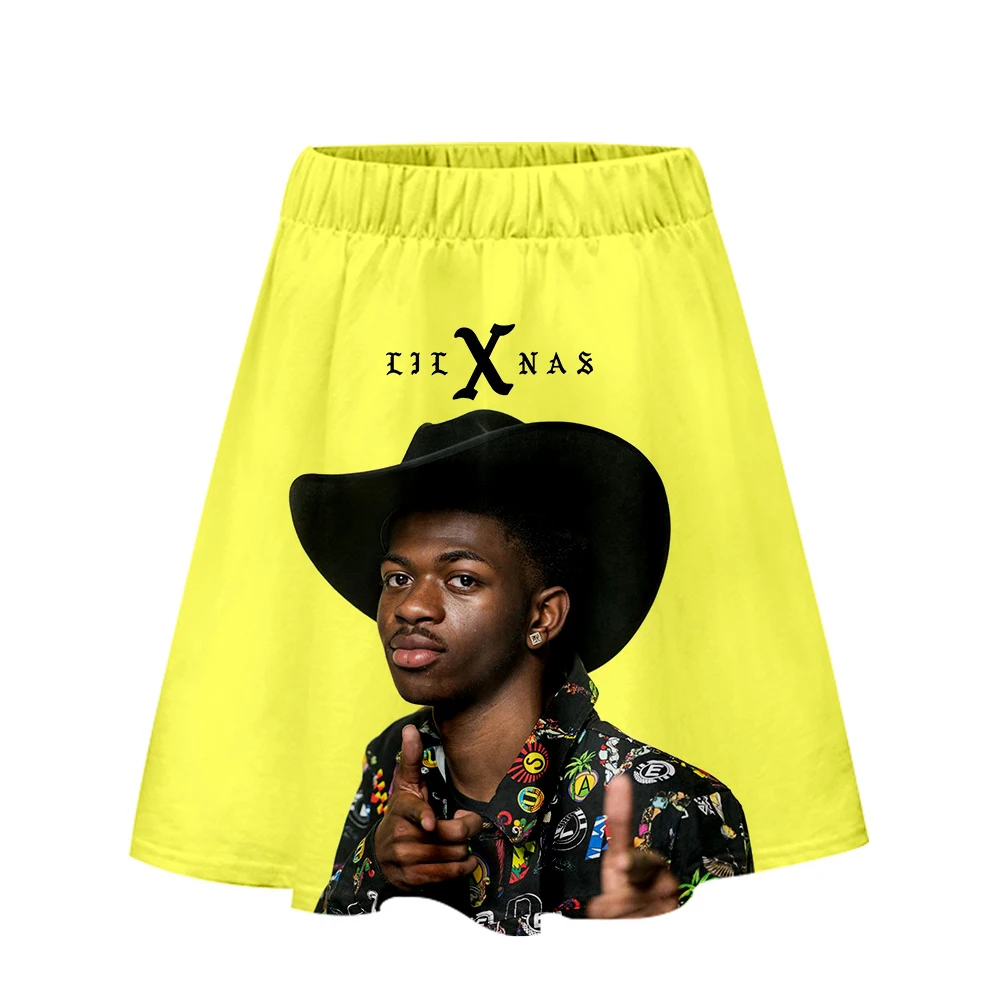 3D Lil Nas X Новая женская юбка с принтом модная длинная в пайетках 2019 Горячая