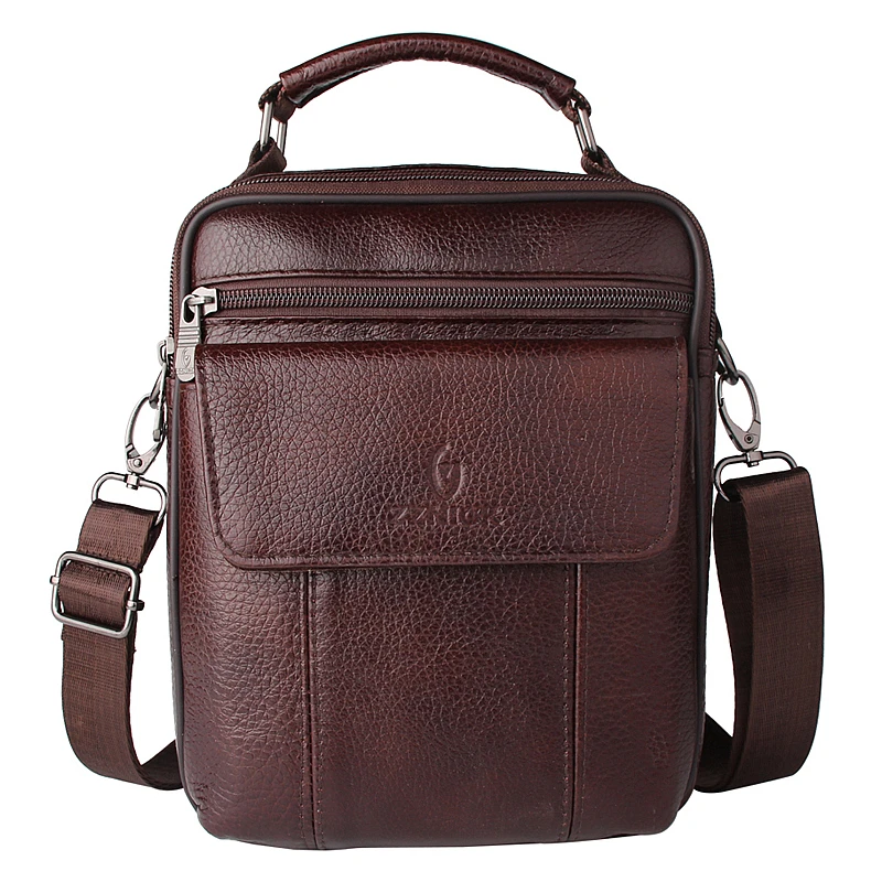 

100% Cow Genuine Leather Men Bag Men Messenger Bags Shoulder Crossbody Bags for Man Business Handbag Casual Men's Leather Bag