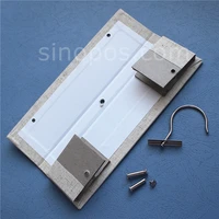 Swatch Stack Binding Header, fabric samples head hanger curtain color card holder leather textile stackbook display binder hook 2