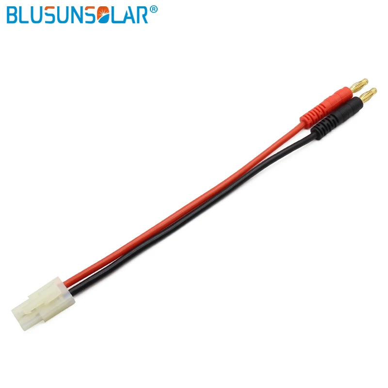 

1piece High temperature 14 AWG silicone wire 150mm lenght for DIY tamiya plug to 4.0 banana plug DZ0116