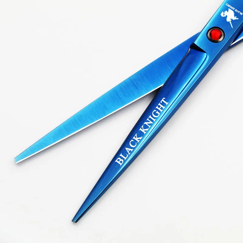 7 дюймов Professional Парикмахерские ножницы уход за домашними животными Ножницы Парикмахерская резка ножницы синий стиль с расческой