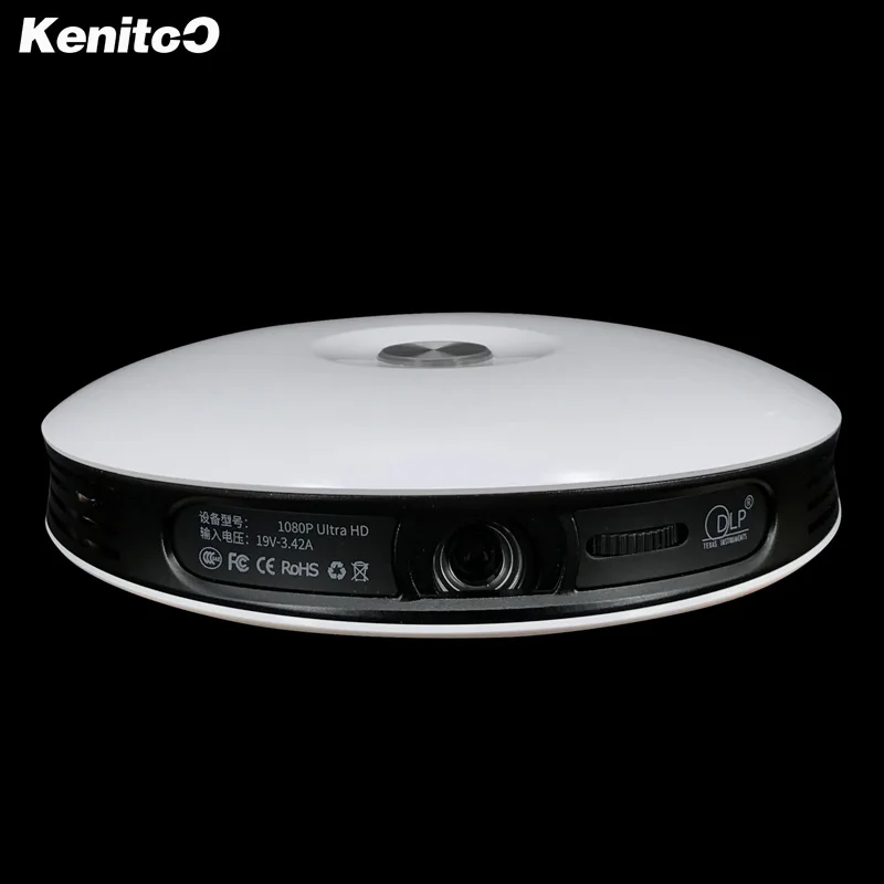 

Built-in Battery 12000MAh Portable HD DLP Projector 1280*800 Native Resolution 800ANSI Lumens Smart WIFI Android Projector