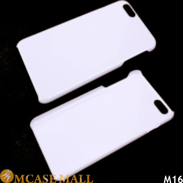 50X Black White Clear Transparent Plain PC Hard Phone Blank Case Cover