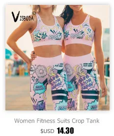 Женские костюмы для фитнеса, укороченный топ с глубоким v-образным вырезом и леггинсы, комплект из 2 предметов, Модный женский розовый сексуальный спортивный костюм