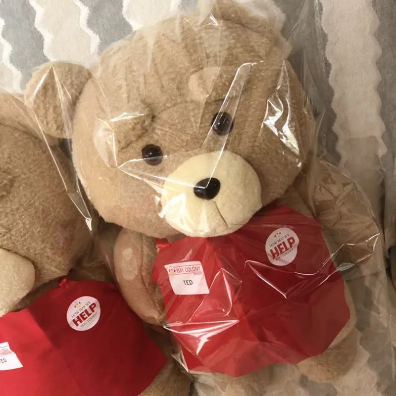Плюшевые игрушки Ted Bear 45 см/58 см фильм Тед 2 мягкие плюшевые куклы подарки для