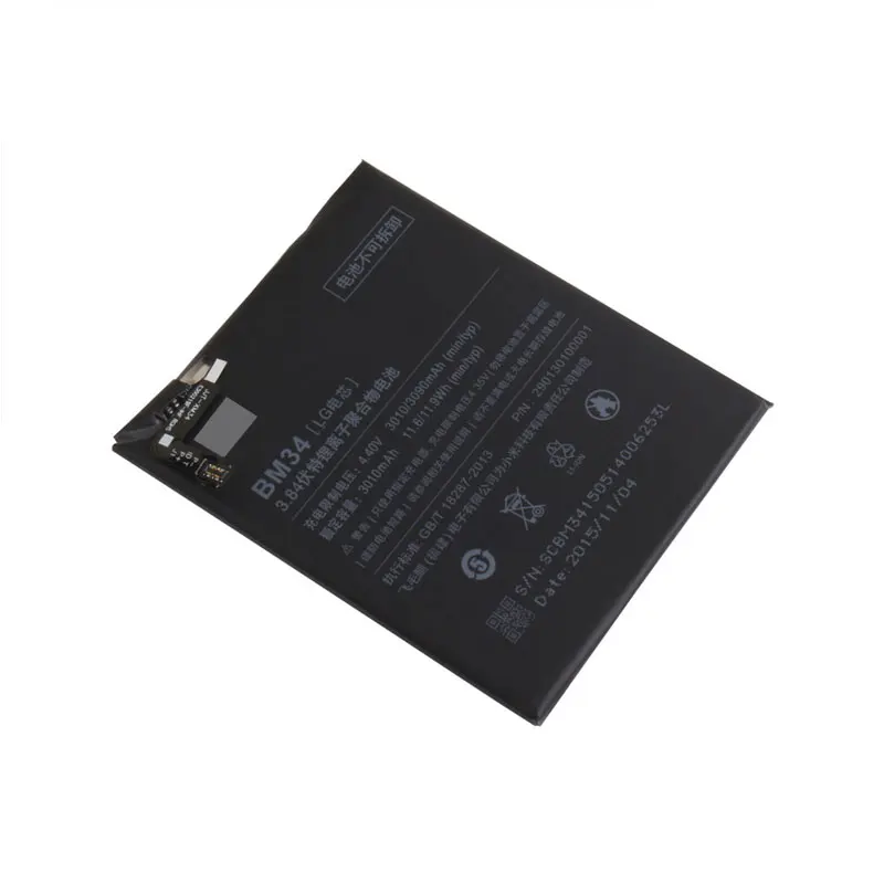 

Original Backup for xiaomi mi note BM34 Battery 3010mAh Smart Mobile Phone for xiaomi mi note BM34 Tracking No