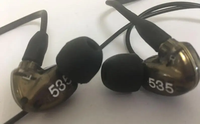 Отправка в течение 24 часов бренда SE535 съемные Наушники Hi Fi стереогарнитура SE 535