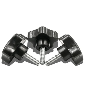 

2PCS-M6*12/16/20/25/30/35/40/50 Bakelite Pliers Screw / Hand Screw / Starter Bolt / Pentacle Plastic Head / Handle Screw