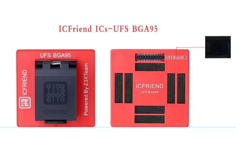 UFS разъем адаптера ICFriend ICs-UFS Bga 95 для легкой jtag plus box