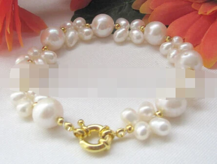 

FREE SHIPPING>>>@@ > 00866 white freshwater pearl bracelet